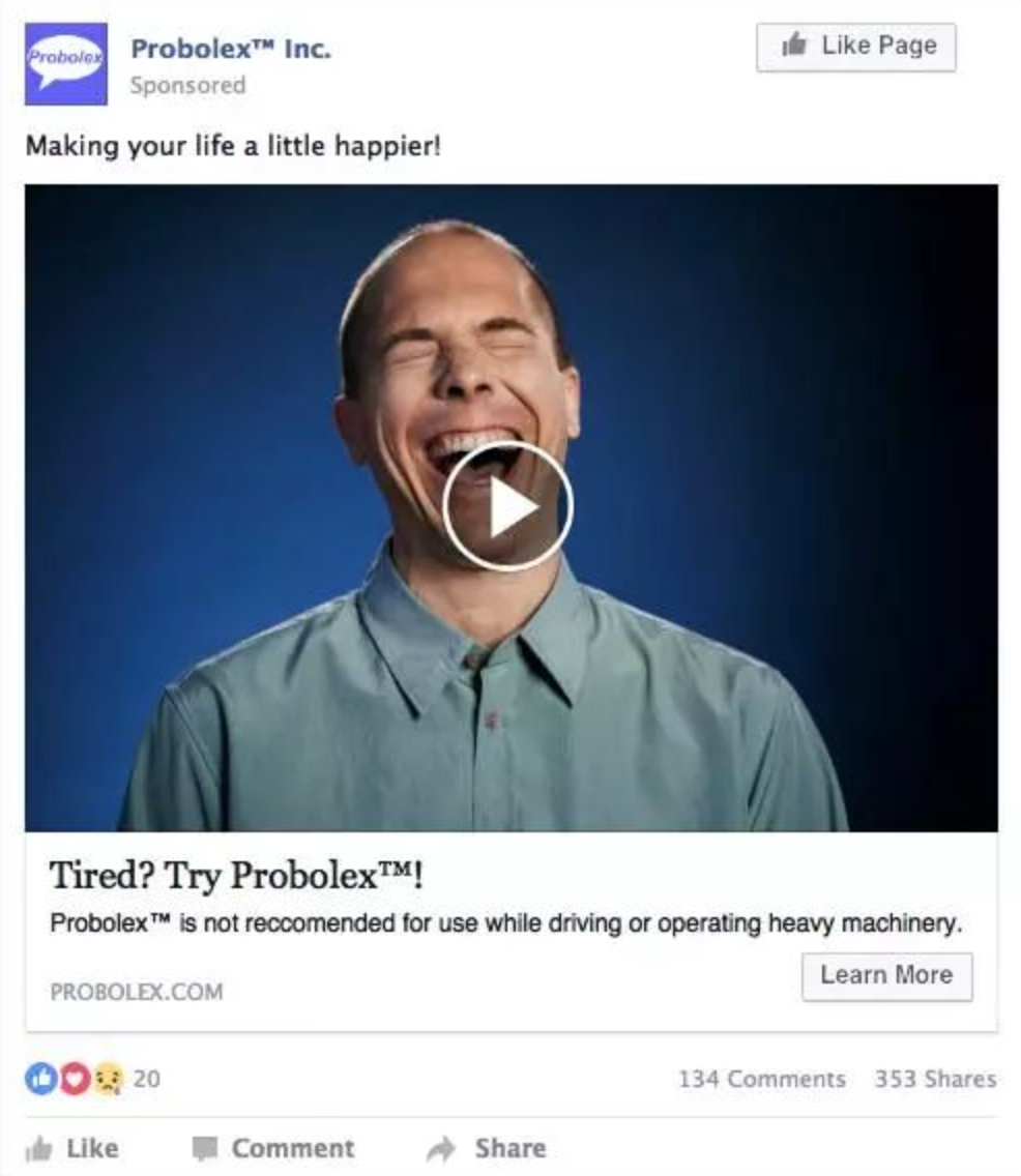 Facebook视频广告 维；ザ