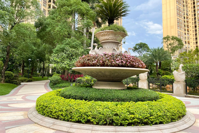 绿化养护项目案例——长隆珑翠花圃