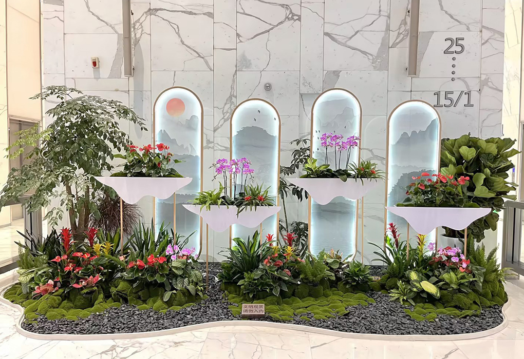 IM体育园林康养景观植物造景案例—— 广州立白中心