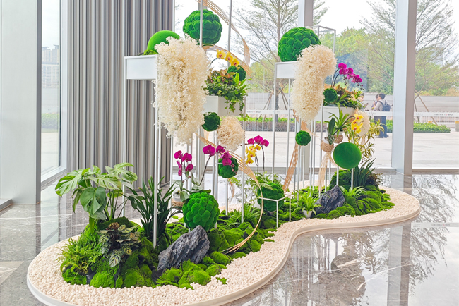 甲级写字楼绿植租摆-华兴银行案例