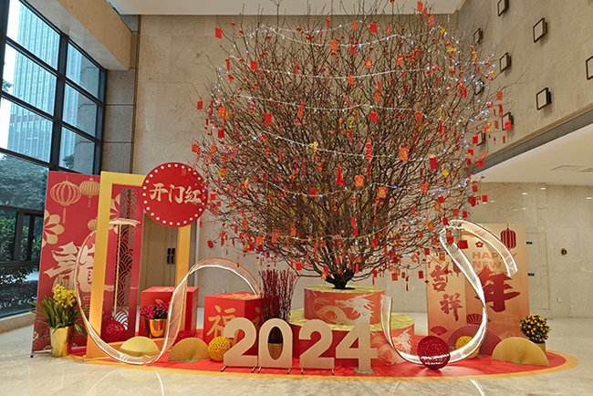 节日花草组景设计