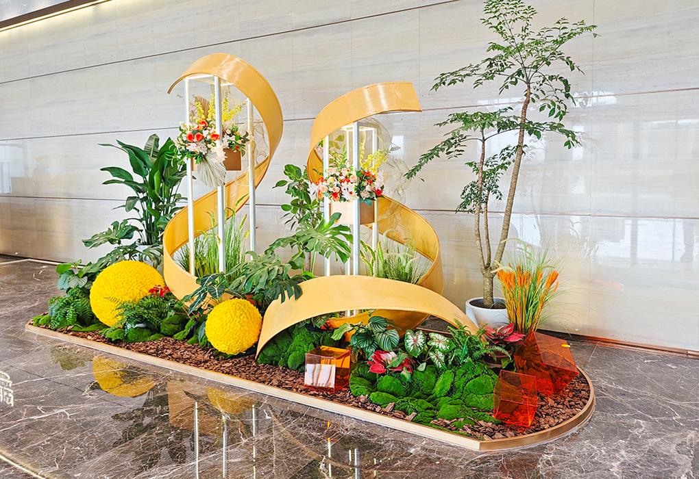 IM体育园林绿植租摆——白云金控大厦