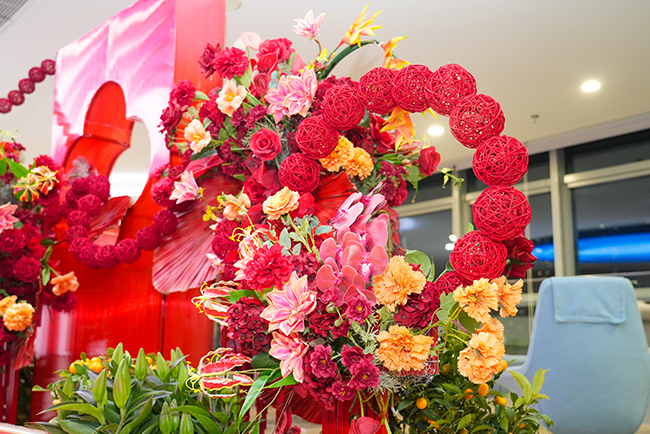 瀚蓝广场年花美陈列计