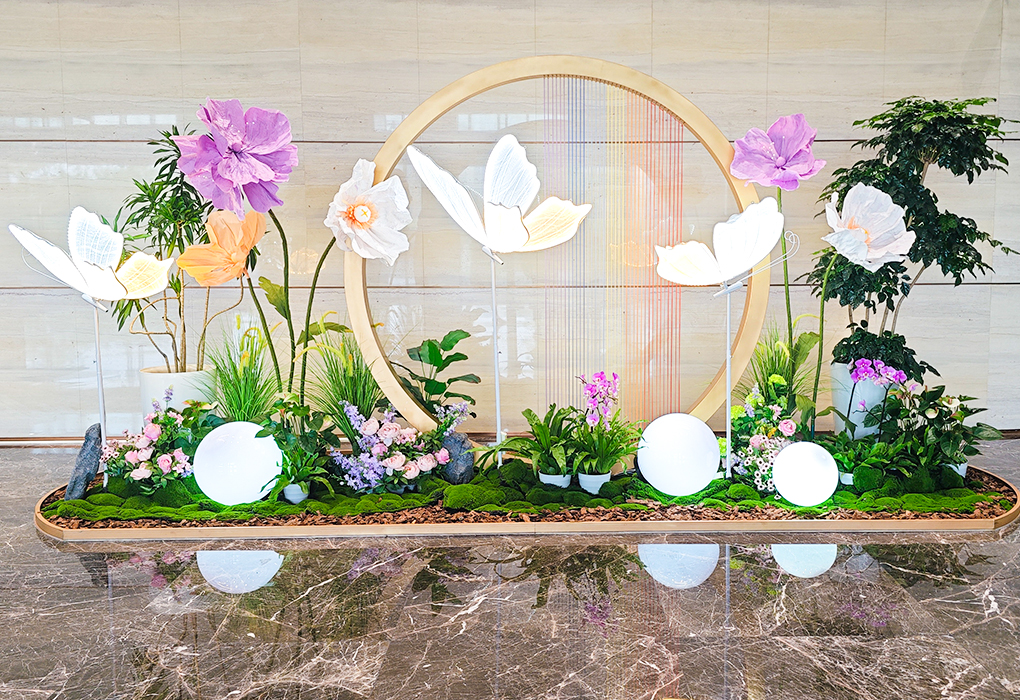 白云金控大厦室内绿植租摆