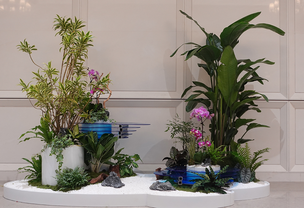 上海练秋湖华为研发中心植物租摆