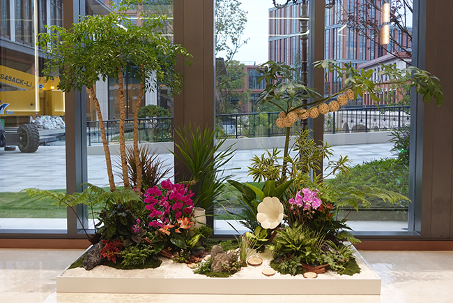 上海练秋湖华为研发中心植物租摆