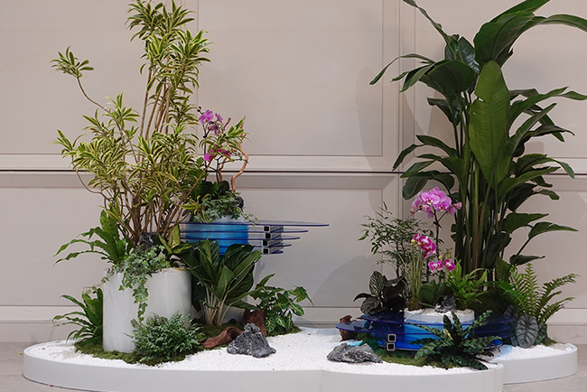 上海练秋湖华为研发中心植物租摆