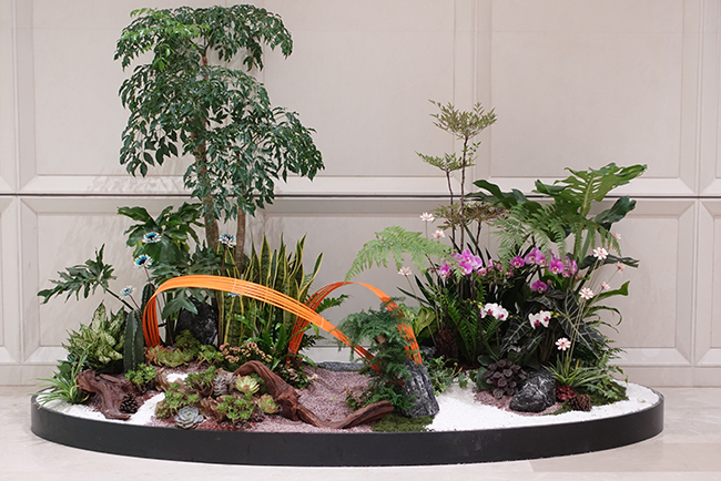 上海练秋湖华为研发中心植物租摆