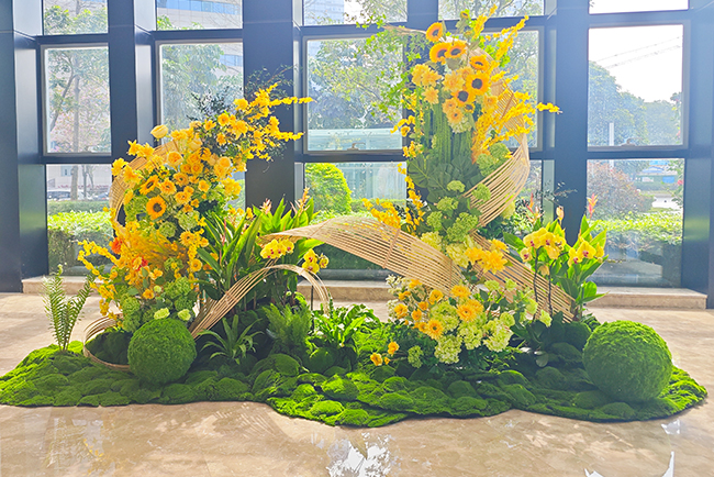大堂绿化美陈