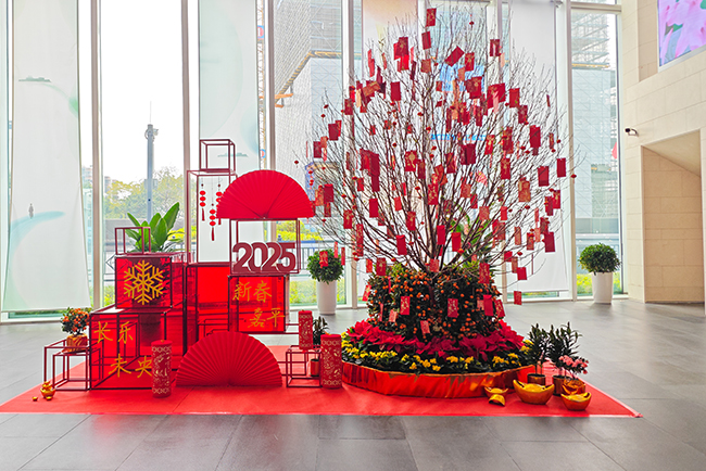 节日花草组景设计