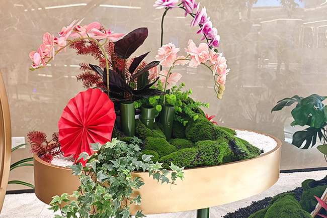 民生银行总部大楼绿化造景安插