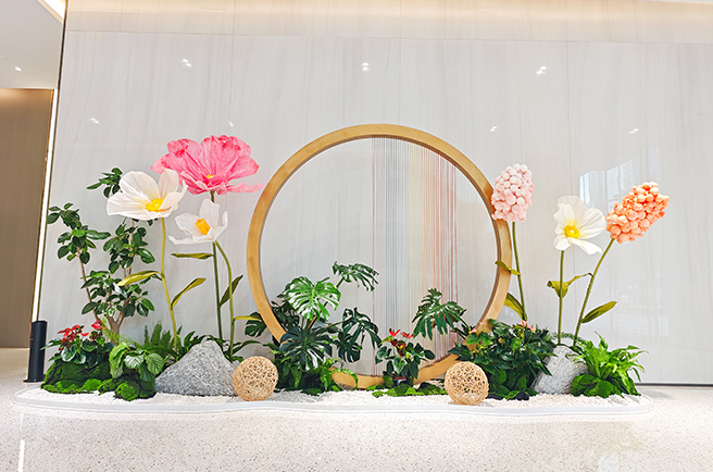 广州建华广场绿化养护&绿植租摆